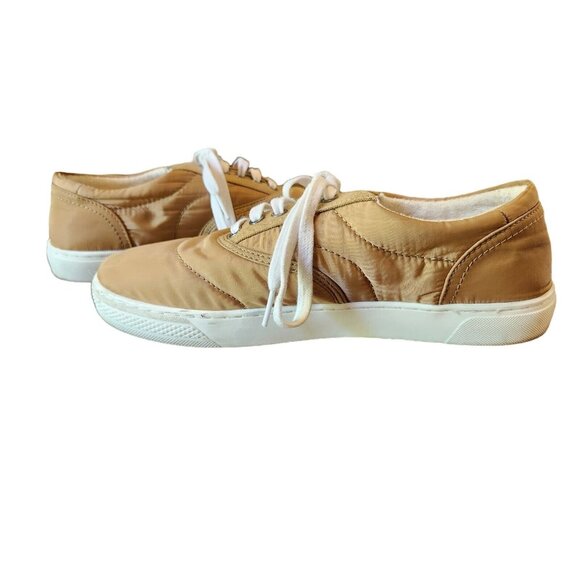 Lucky Brand Katori Sneaker Womens Sz 9.5 Bronze Textile Upper - Picture 7 of 9